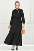 الفستان أسود 423DVL897-M - Thumbnail