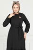 الفستان أسود 423DVL897-M - Thumbnail