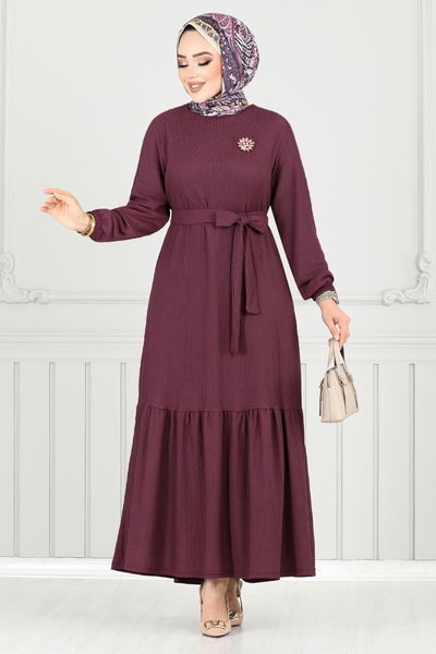 MRV D.V.L. - Dress 423DVL897-M Damson