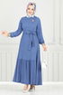 الفستان ازرق 423DVL897-M - Thumbnail