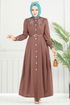 Dress 431DVL817-MS Brown - Thumbnail