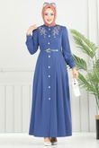 D.V.L. - Dress 431DVL817-MS Indigo