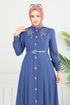 Dress 431DVL817-MS Indigo - Thumbnail