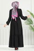 الفستان أسود 435DVL817-MS - Thumbnail