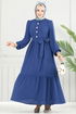 الفستان ازرق 435DVL817-MS - Thumbnail