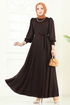 Dress 4539ALG474-MS Bitter Brown - Thumbnail