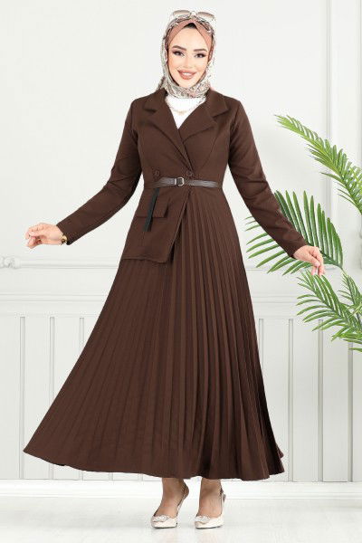 MRV Z.N.K. - Dress 4747ZNK903-M Brown