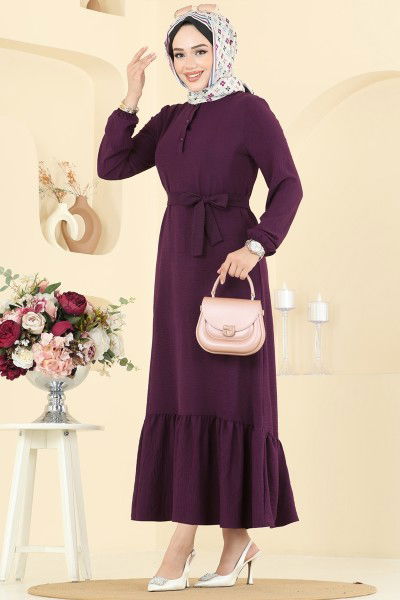 B.M.R. - Dress 5001BM387-MS Damson