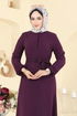 Dress 5001BM387-MS Damson - Thumbnail