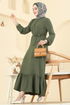 Dress 5001BM387-MS Khaki - Thumbnail