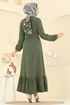 Dress 5001BM387-MS Khaki - Thumbnail