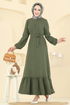 الفستان اخضر عفني 5001BM387-MS - Thumbnail