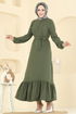 الفستان اخضر عفني 5001BM387-MS - Thumbnail