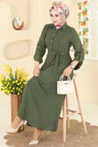 B.M.R. - Dress 5002BM387-MS Khaki