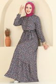 E.R.K. - Dress 5002ERK1158-MS Navy Blue