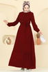 Dress 5003ERK1158-MS Burgundy - Thumbnail