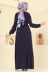 Dress 5003ERK1158-MS Navy Blue - Thumbnail