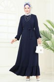 M.O.R. - Dress 5003MDA386-MS Navy Blue