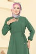 الفستان أخضر عشبي 5004MDA386-MS - Thumbnail