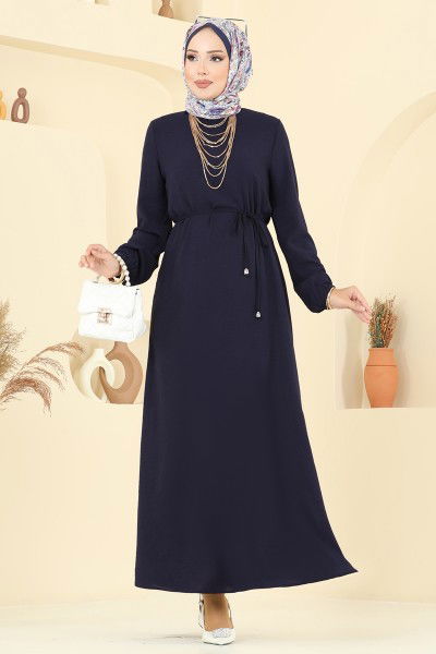 M.O.R. - Dress 5004MDA386-MS Navy Blue