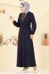 Dress 5004MDA386-MS Navy Blue - Thumbnail