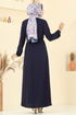 Dress 5004MDA386-MS Navy Blue - Thumbnail