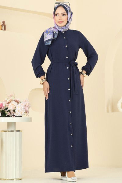 M.O.R. - Dress 5005MDA386-MS Navy Blue
