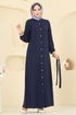 Dress 5005MDA386-MS Navy Blue - Thumbnail