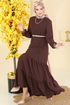 Dress 5006MDA386-MS Brown - Thumbnail
