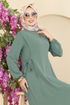 Dress 5007MDA386-MS Almond Green - Thumbnail