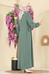 Dress 5007MDA386-MS Almond Green - Thumbnail