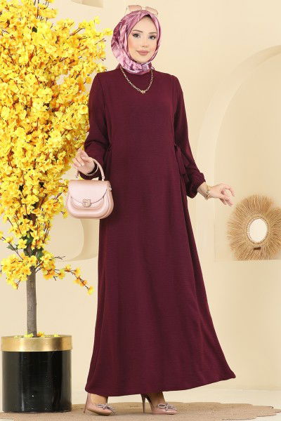 M.O.R. - Dress 5007MDA386-MS Burgundy