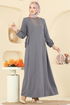 الفستان رمادي 5007MDA386-MS - Thumbnail