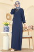 Dress 5007MDA386-MS Navy Blue - Thumbnail