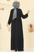 الفستان أسود 5010ERK1158-MS - Thumbnail