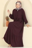 E.R.K. - Dress 5010ERK1158-MS Damson