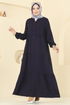 Dress 5010ERK1158-MS Navy Blue - Thumbnail