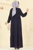 Dress 5010ERK1158-MS Navy Blue - Thumbnail