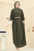 Dress 5011ERK1158-MS Khaki - Thumbnail