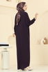 الفستان أرجواني 5011ERK1158-MS - Thumbnail