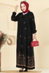 الفستان أسود 5012ERK1158-MS - Thumbnail