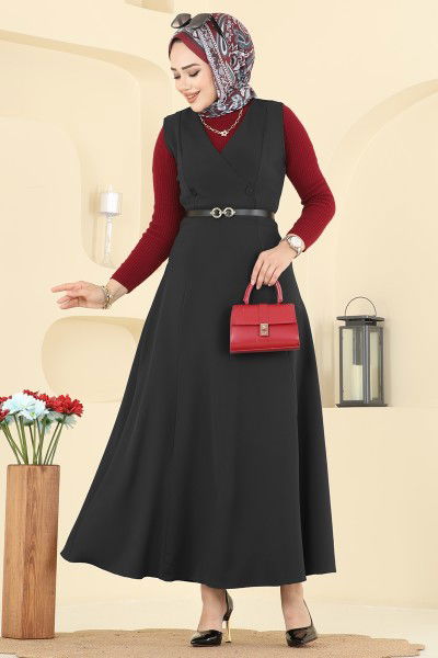E.R.K. - DRESS 5095ERK1158-MS Black