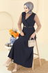 DRESS 5095ERK1158-MS Navy Blue - Thumbnail