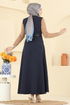 DRESS 5095ERK1158-MS Navy Blue - Thumbnail
