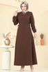 Dress 5110ERK1158-MS Brown - Thumbnail