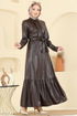 Dress 5285AL357-MS Brown - Thumbnail