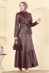 Dress 5285AL357-MS Burgundy - Thumbnail