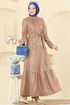 الفستان بيج 5285AL357-MS - Thumbnail