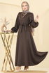 الفستان بني 5565EDF311-MS - Thumbnail