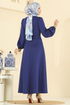 الفستان نيلي 5565EDF311-MS - Thumbnail